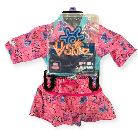 UV SKINZ UPF 50 Girls 3 Piece Swim Set - Picture 1 of 6